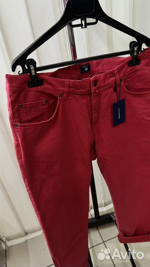 Gant.Red.Slim Straight.новые джинсы. W36L34