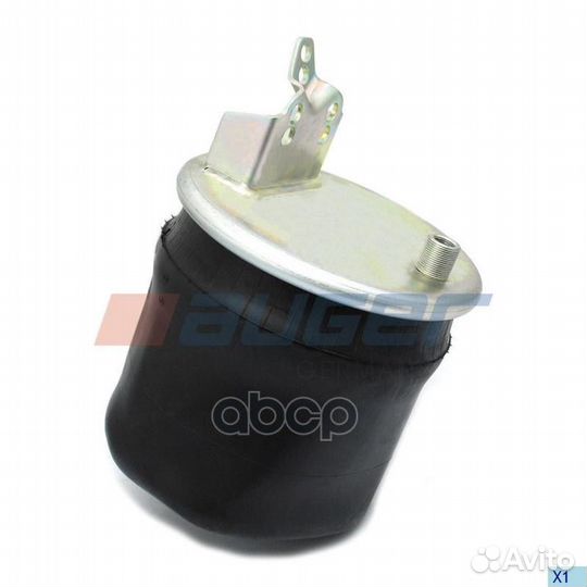 Рессора пневматическая со стаканом; (кронштейн