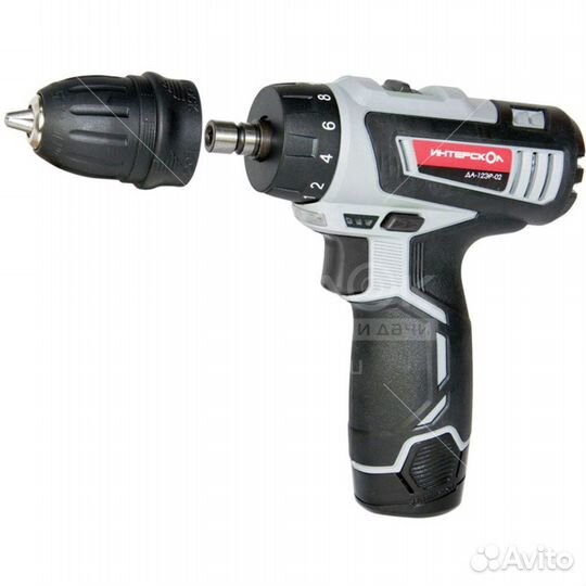 Шуруповерт аккумуляторный Интерскол да-12эр-02