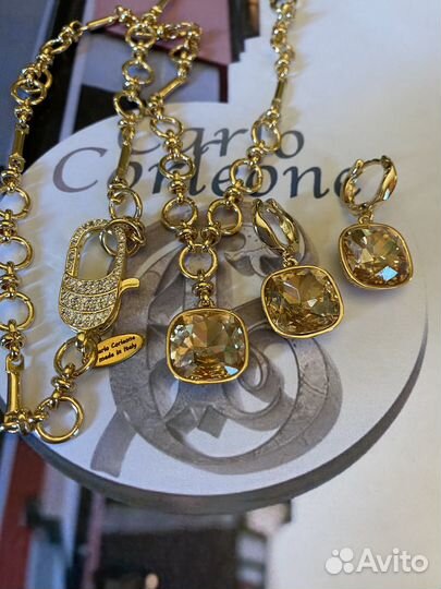 Ожерелье серьги Италия CarloCorleone