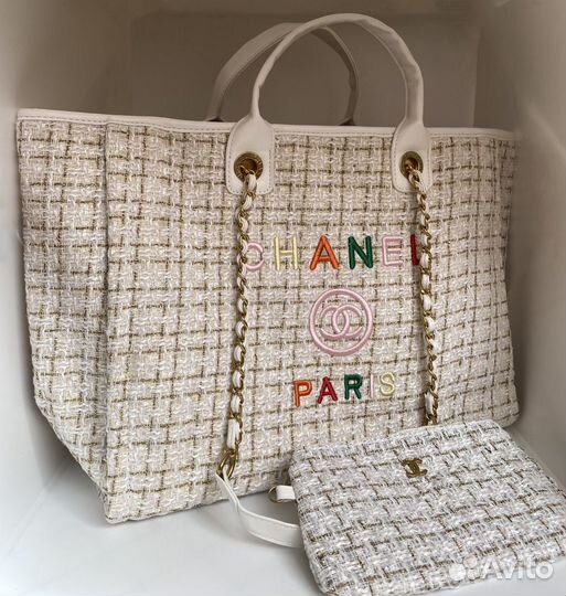 Chanel сумка shopper шоппер