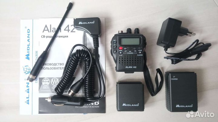 Радиостанция Alan 42 на 27 мгц, новая