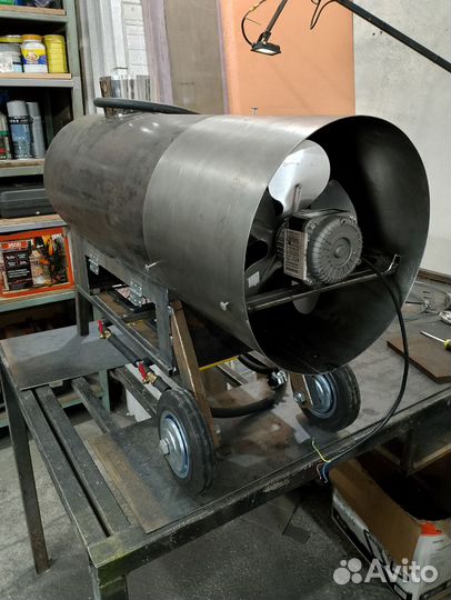 Тепловая газовая пушка не прямого нагрева