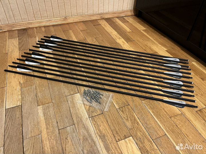 Карбоновые стрелы для лука 30’ 12 шт