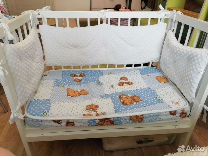 Детская кроватка приставная