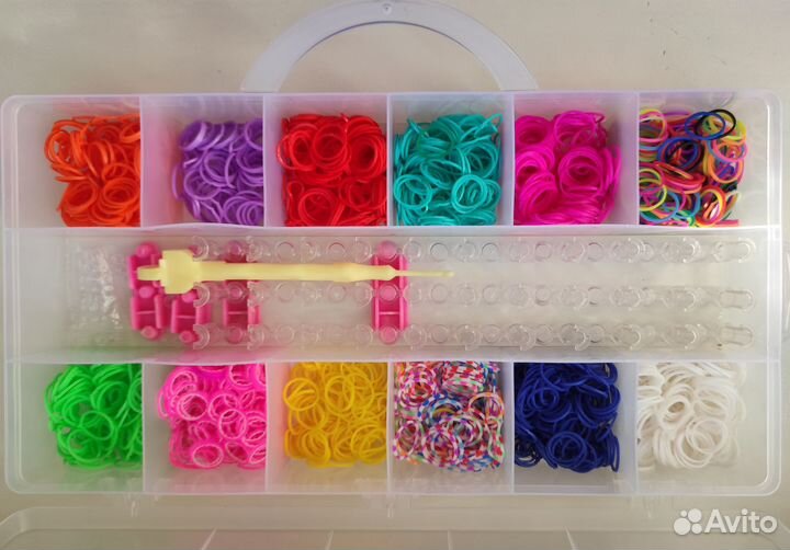 Набор для плетения из силиконовых резинок