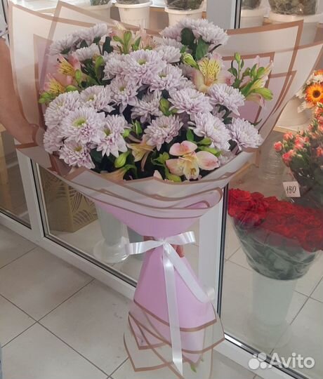 Живые цветы букеты