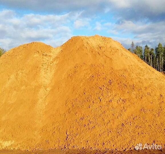 Песок карьерный с доставкой