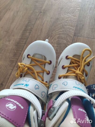 Коньки Nordway для девочки 27-30рр (раздвижные)