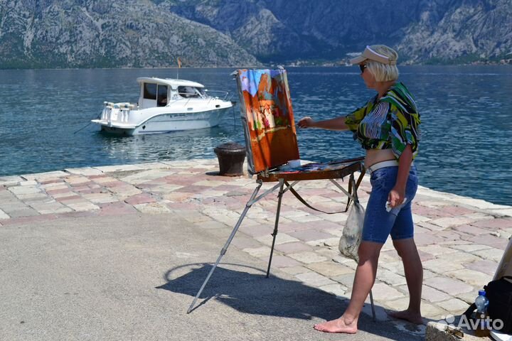 585 Лодки Балаклавы кисти Анны Давыдченко