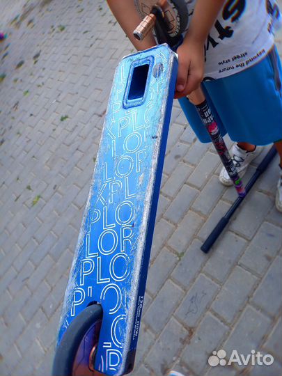 Трюковой самокат б/у