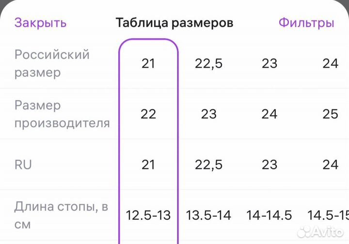 Сапоги зимние детские Geox размер 22