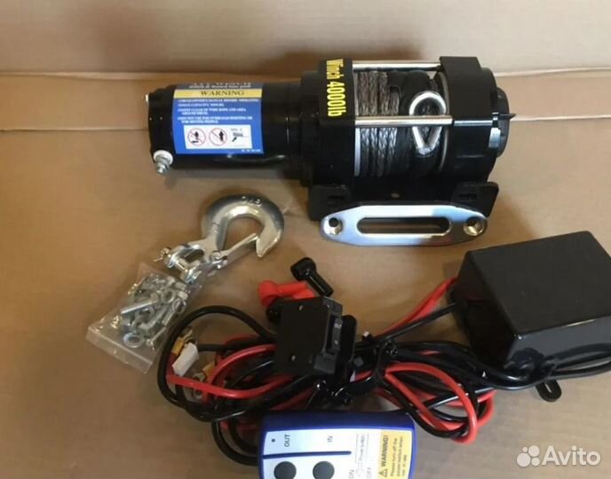 Лебедка Winch 4000 lbs (сталь)