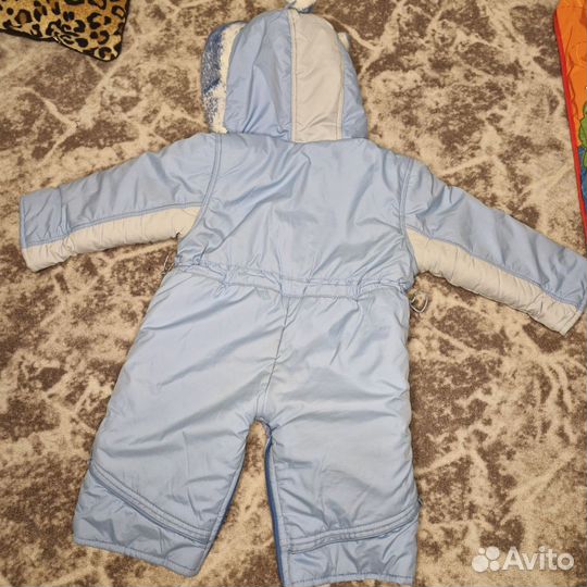 Зимний комбинезон для мальчика 80