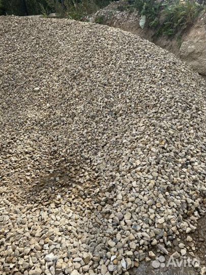 Щебень, песок