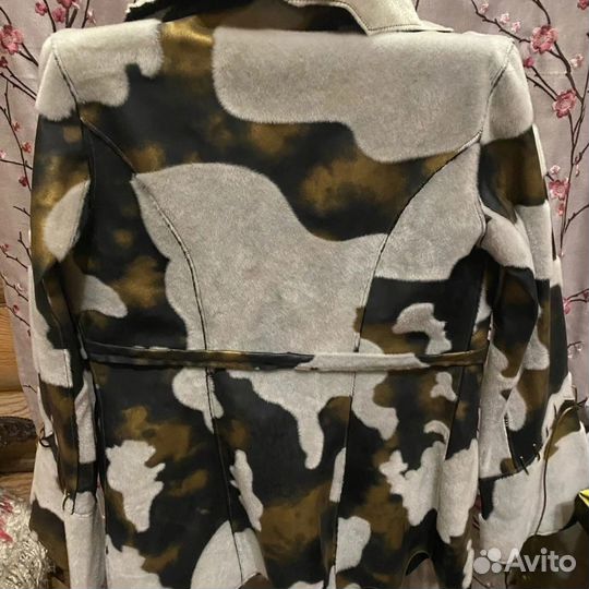 Куртка демисезонная женская имитация кожи пони