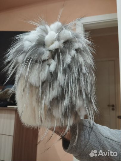 Продам новую зимнюю шапку, натуральный мех, норка