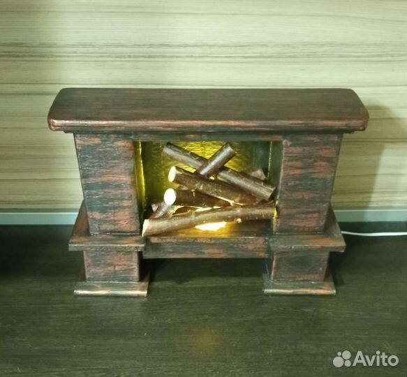 Камин детский декоративный ночник