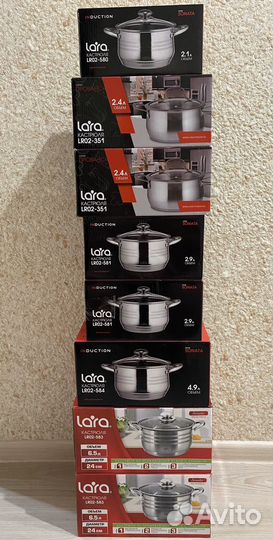 Кастрюли новые