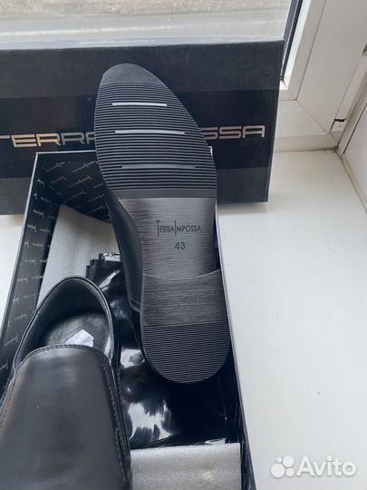 Мужские кожаные туфли.Новые