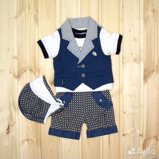 Новые летние комплекты для малышей, рост 68-74