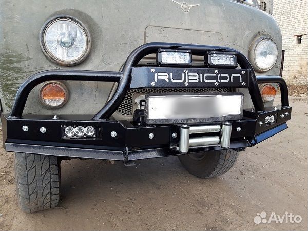 Передний бампер rubicon-3 УАЗ-452, 3303, 39094