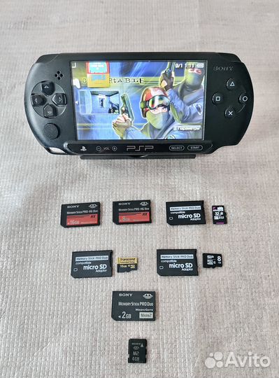PSP Все Модели Флешки MS PRO Duo Очень Много Игр