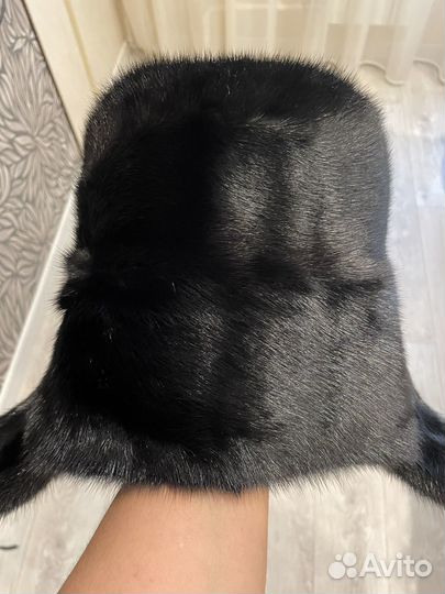 Норковая шапка ушанка