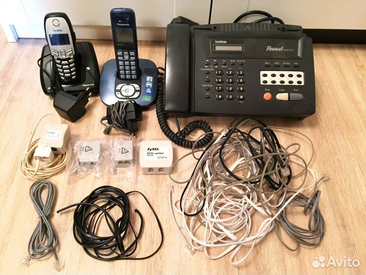 Цена за Все 3 Телефона + Провода и Переходники DSL