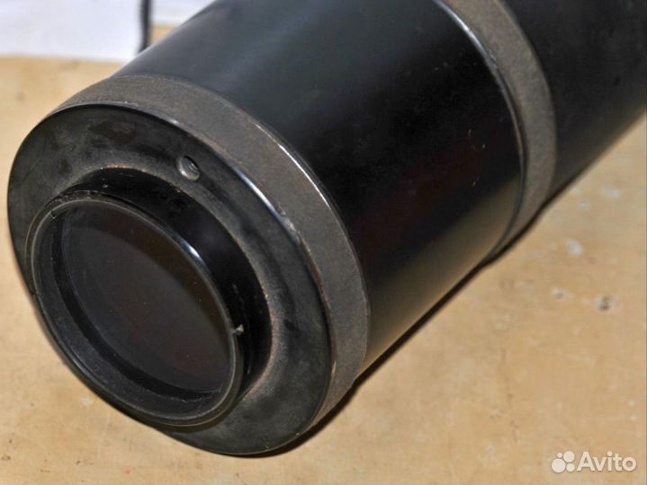 Огромный объектив 2.8/360 от скоростной кинокамеры