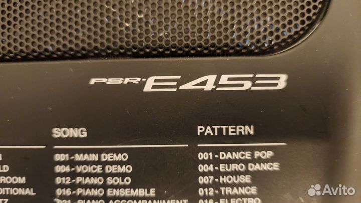 Синтезатор yamaha psr e453