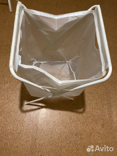 Мешок для белья на опоре элль белый икеа, IKEA