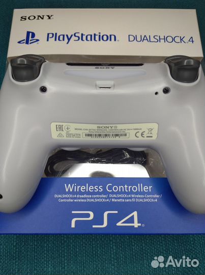 Новый Джойстик Геймпад Dualshock 4 PS4v2 Белый