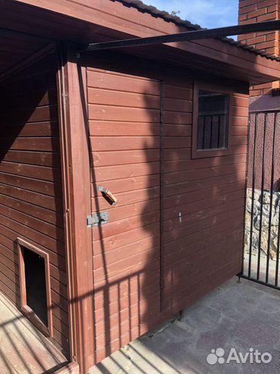 Вольер будка для крупной собаки