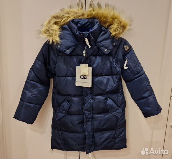 Пальто куртка Borelli р 7 (122-128 см) новая Зима
