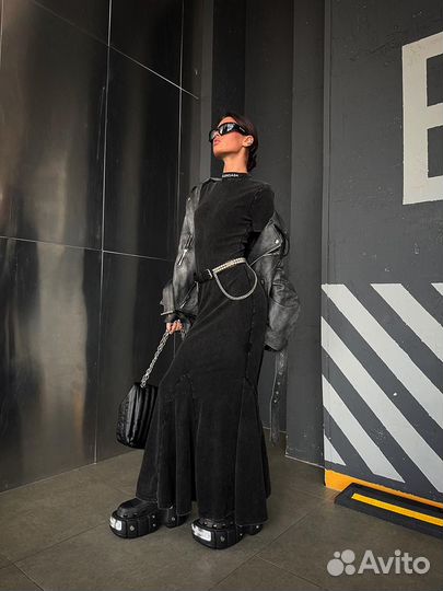 Платье баленсиага макси