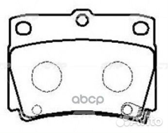 Колодки тормозные mitsubishi pajero sport/monte