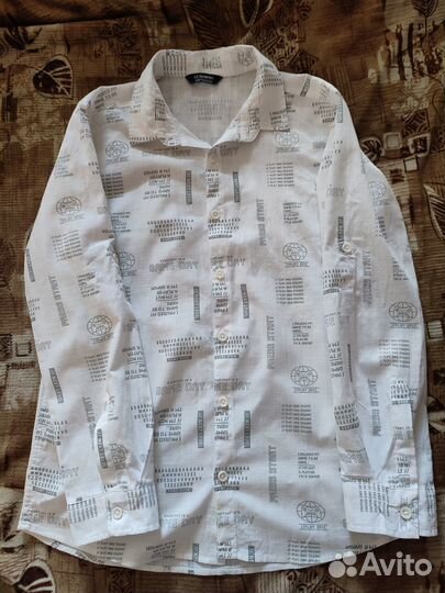 Рубашка рост 134-140