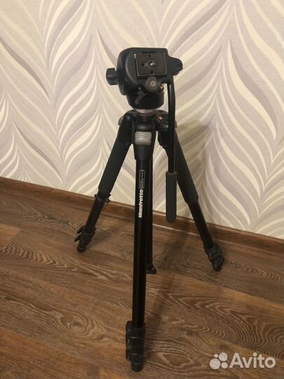 Штатив Manfrotto 055CLB с видео головкой 128RC