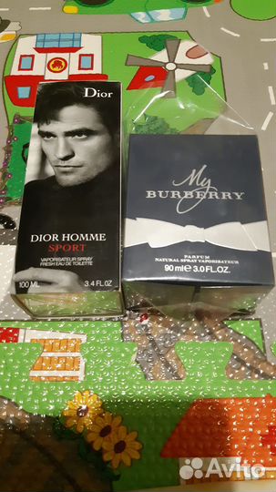 Dior homme sport 100 ml,Burberry 90 ml Парфюм