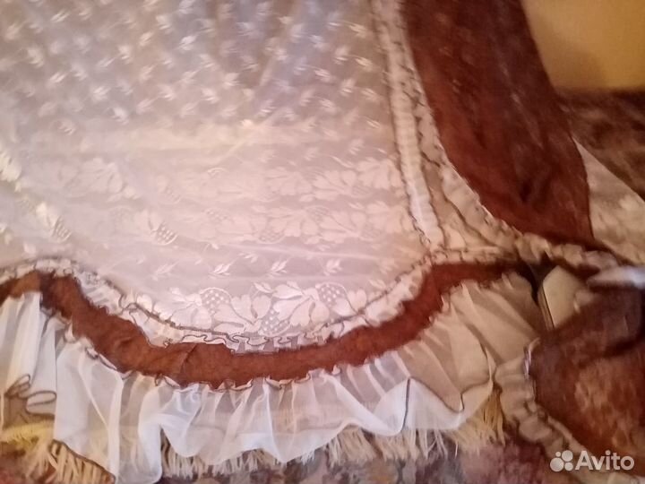 Шторы для кухни\дачи рюши,тесьма, гипюр