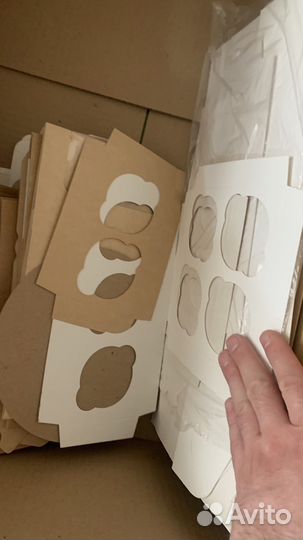 Крафтовая упаковка бумажная кондитерская