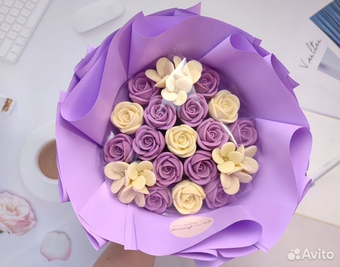 Шоколадные розы букет