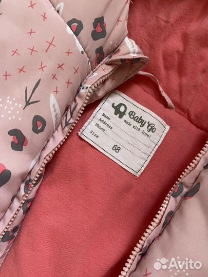 Комбинезон для девочки 68