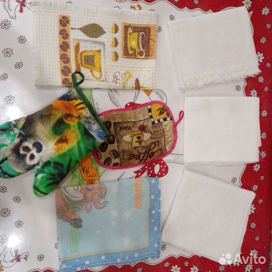 Полотенца б/у банные и кухонные пакетом