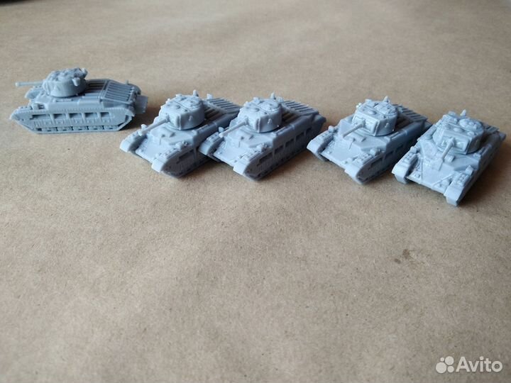 Модели английских танков, 1/100