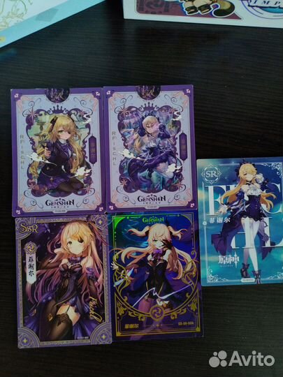 Коллекционные карточки Genshin Impact
