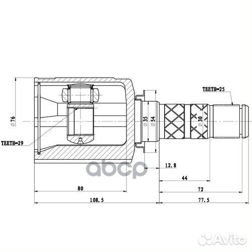 Шрус внутренний перед Z87981R Zikmar