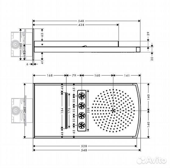 Hansgrohe Rainfall 240 Air 28410000