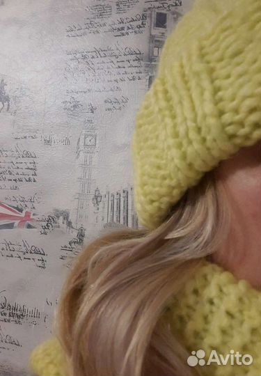 Шапка и снуд женский